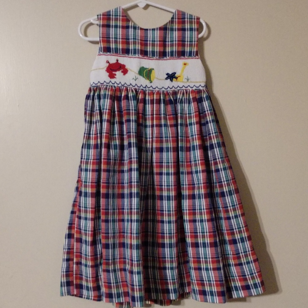 Smocked Frocks Beach dress sz 5